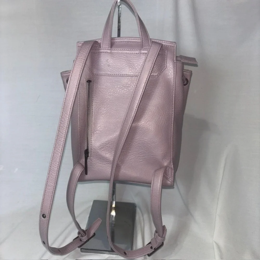 Matt & Nat Fabi Mini Vegan Leather Backpack Orchid Purple WZUE1